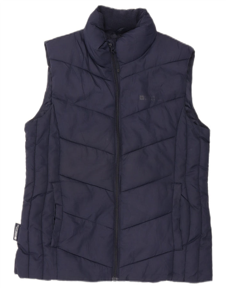 Gefütterte Damenweste von Mountain Warehouse, UK 10, Größe S, Marineblau, Polyester