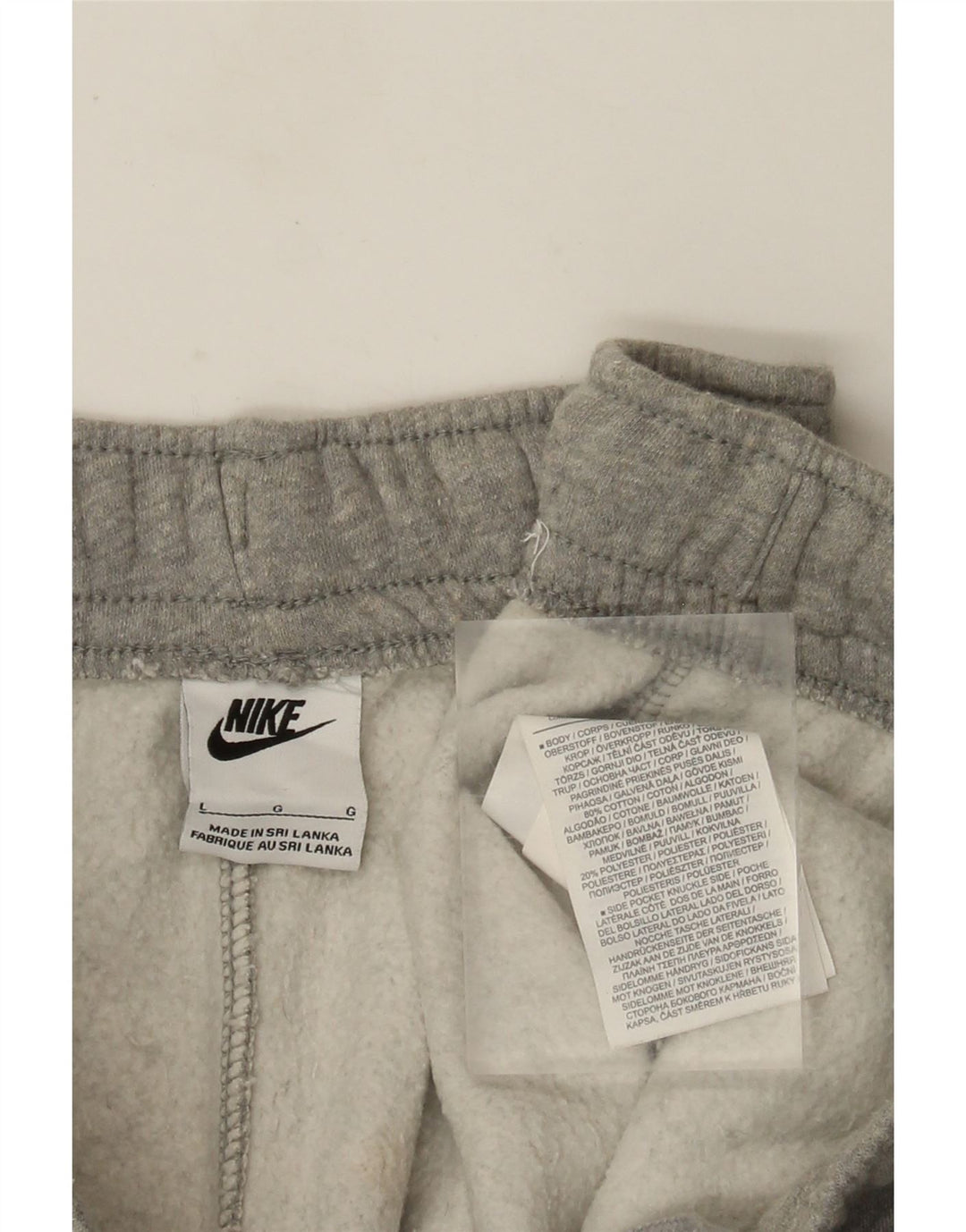 Nike Herren-Trainingshose, große grau gefleckte Baumwolle