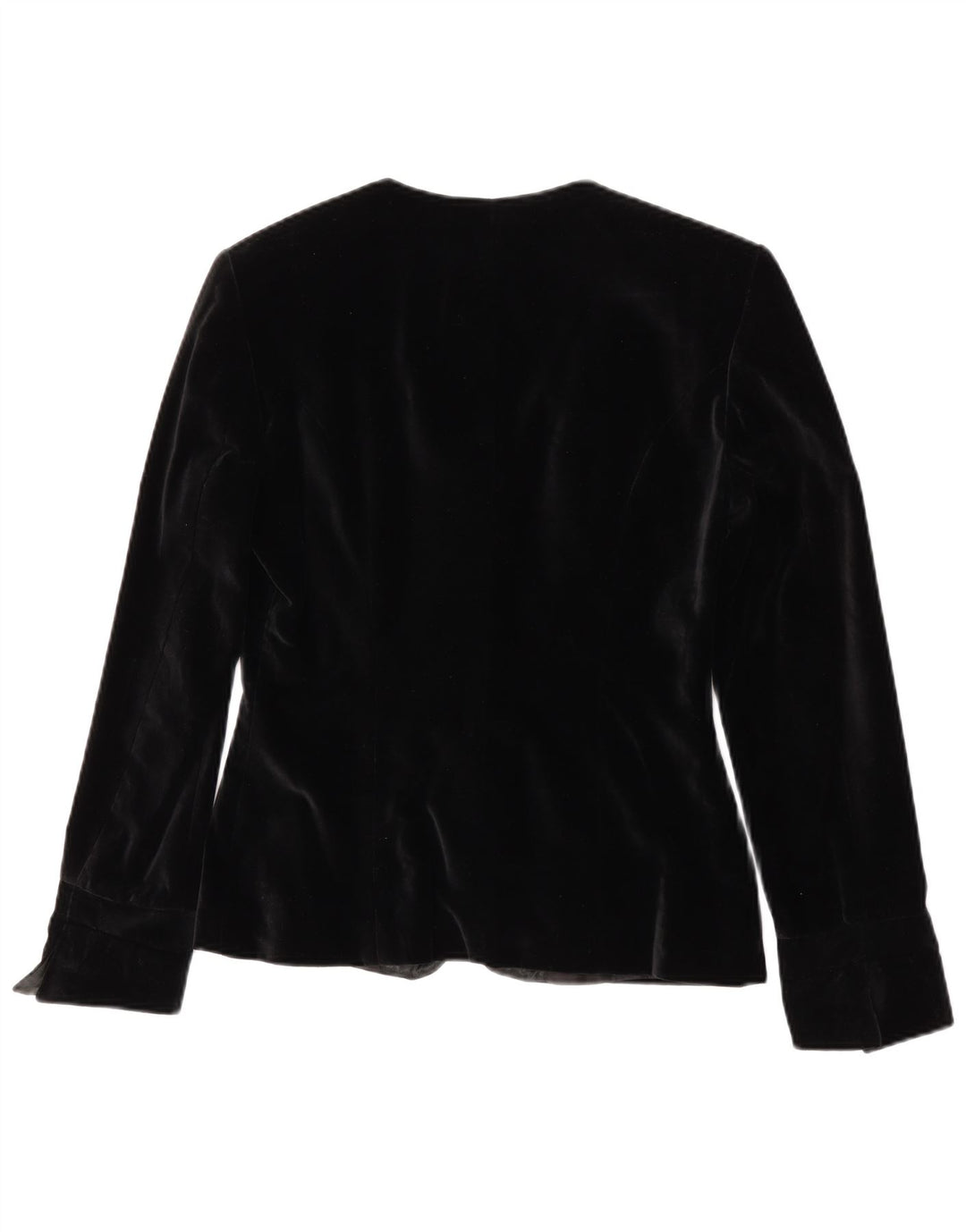 Superior Damen 4-Knopf-Velours-2-teiliges Rockset IT 42 Medium W28 Schwarz
