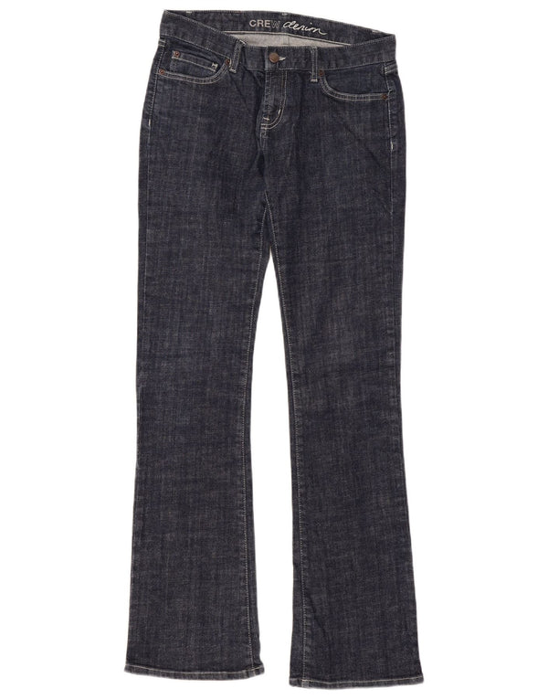 Crew Clothing Damen Bootcut-Jeans W30 L34 Marineblaue Baumwolle