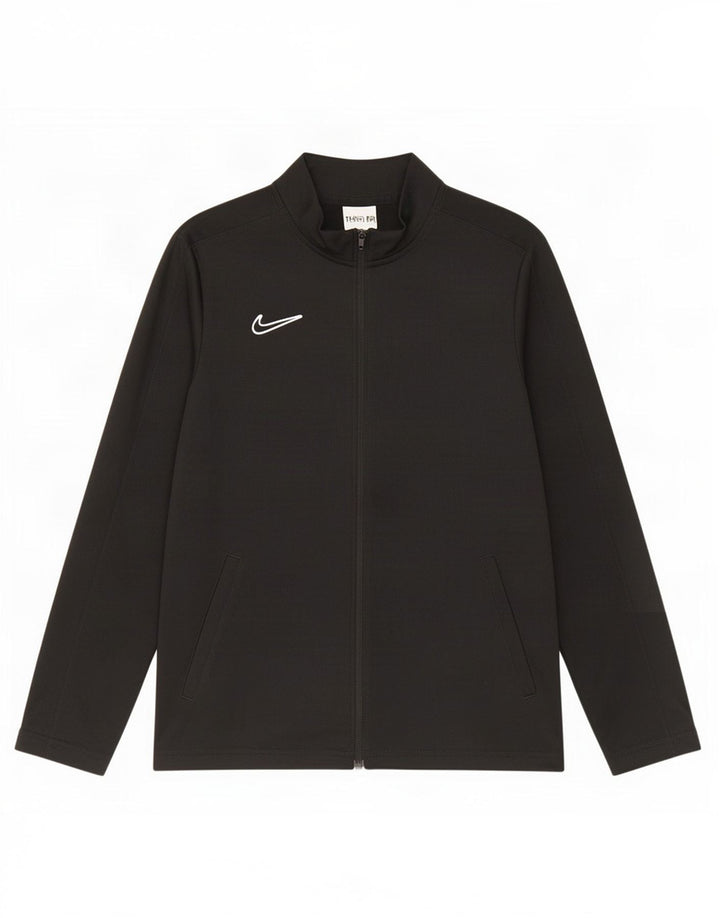 Nike Dri-Fit-Trainingsanzug-Oberteil für Jungen, 12–13 Jahre, Größe L, Schwarz, Polyester