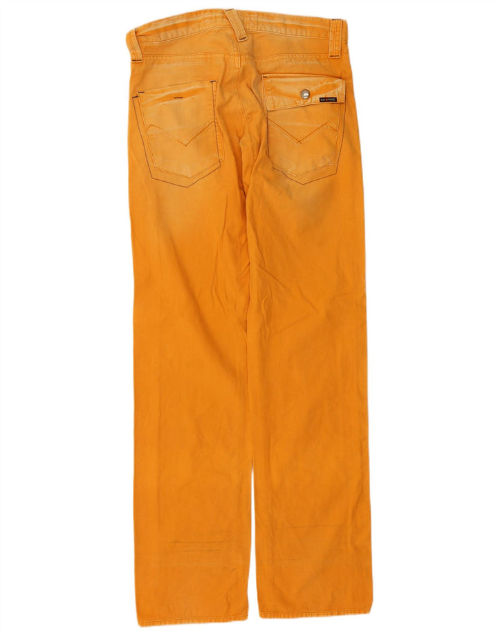ENERGIE Herren Straight Jeans W30 L34 Orange Baumwolle