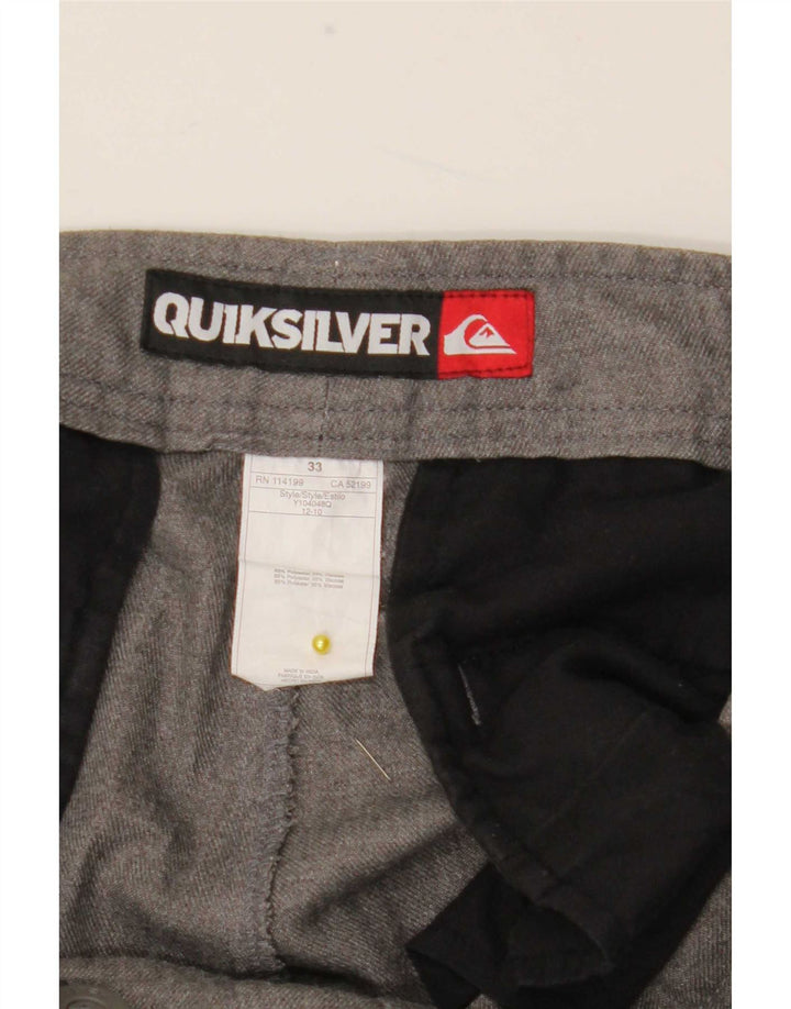 Quiksilver Herren Chinoshorts W33 Mittelgraues Polyester