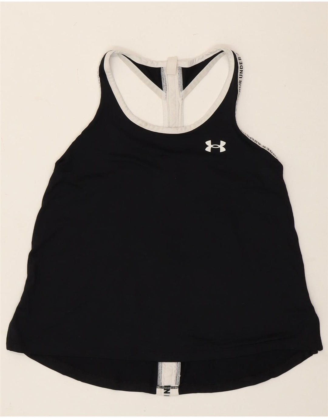 Under Armour Damen Graphic Vest Top UK 12 Mittelschwarzes Polyester