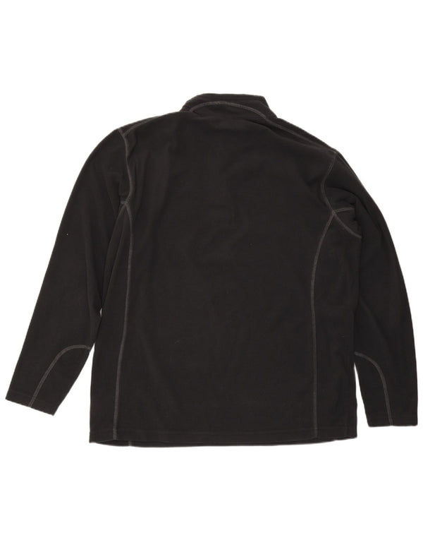 Columbia Herren-Fleecepullover mit Reißverschluss, XL, graues Polyester