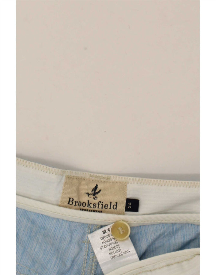 Brooksfield Herren-Chinoshorts W36, große blaue Baumwolle