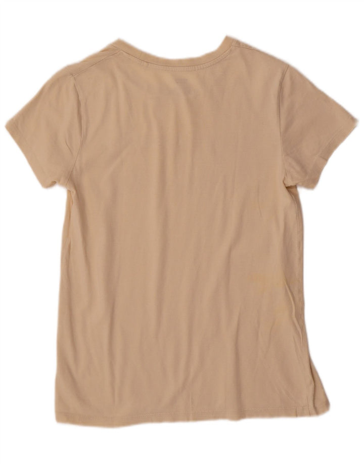 Levi's Damen Grafik-T-Shirt-Oberteil UK 6 XS Beige