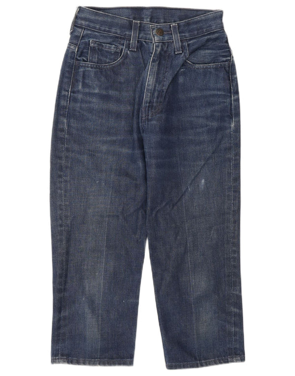 Levi's Damen Capri-Jeans W25 L20 Blaue Baumwolle