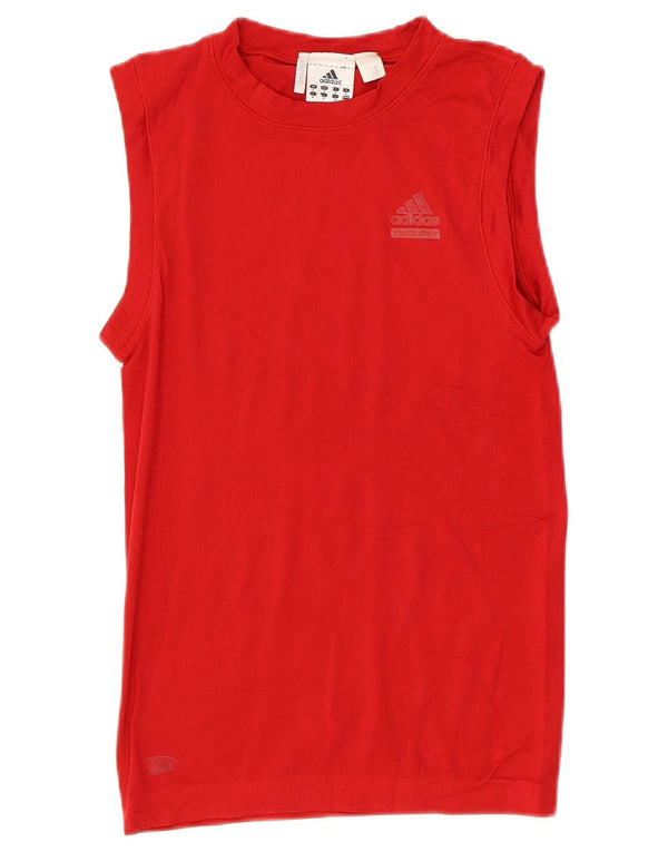 ADIDAS Damen Clima 365 Weste Top UK 8 Small Rot Polyamid