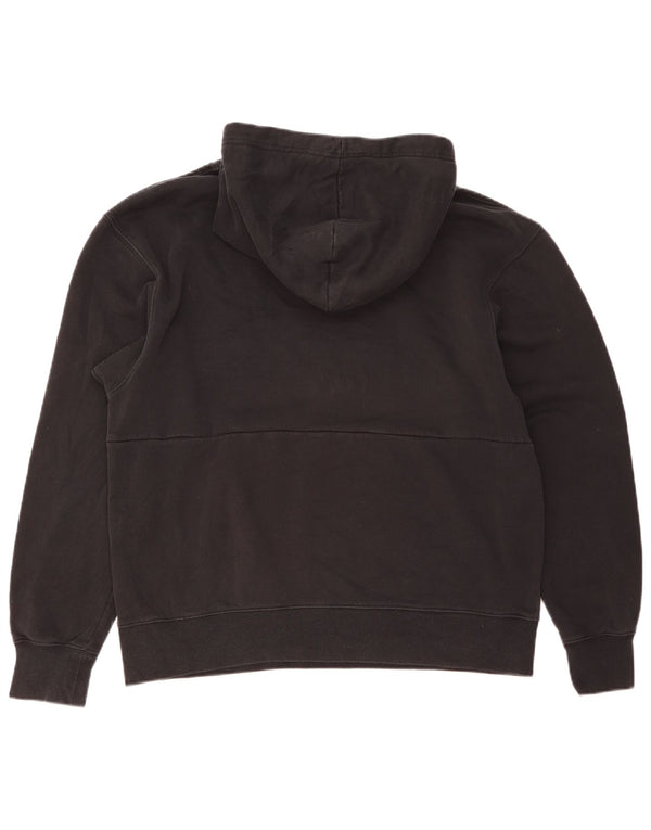 Jordan Herren-Kapuzenpullover mit Standard-Passform, groß, aus schwarzer Baumwolle