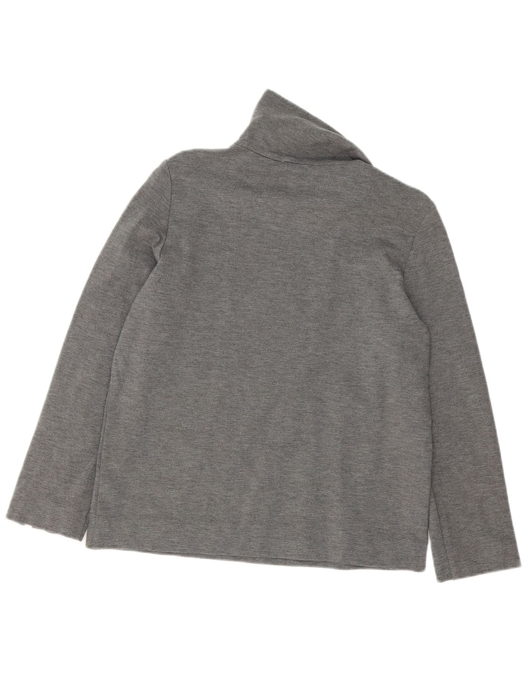 Cos Damen Übergroßes Top Langarm EU 36 Small Graue Viskose