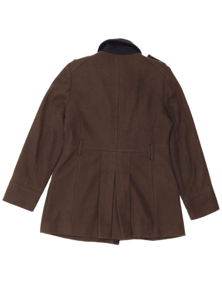 Buffalo Damen David Bitton Zweireihiger Mantel UK 12 Medium Khaki