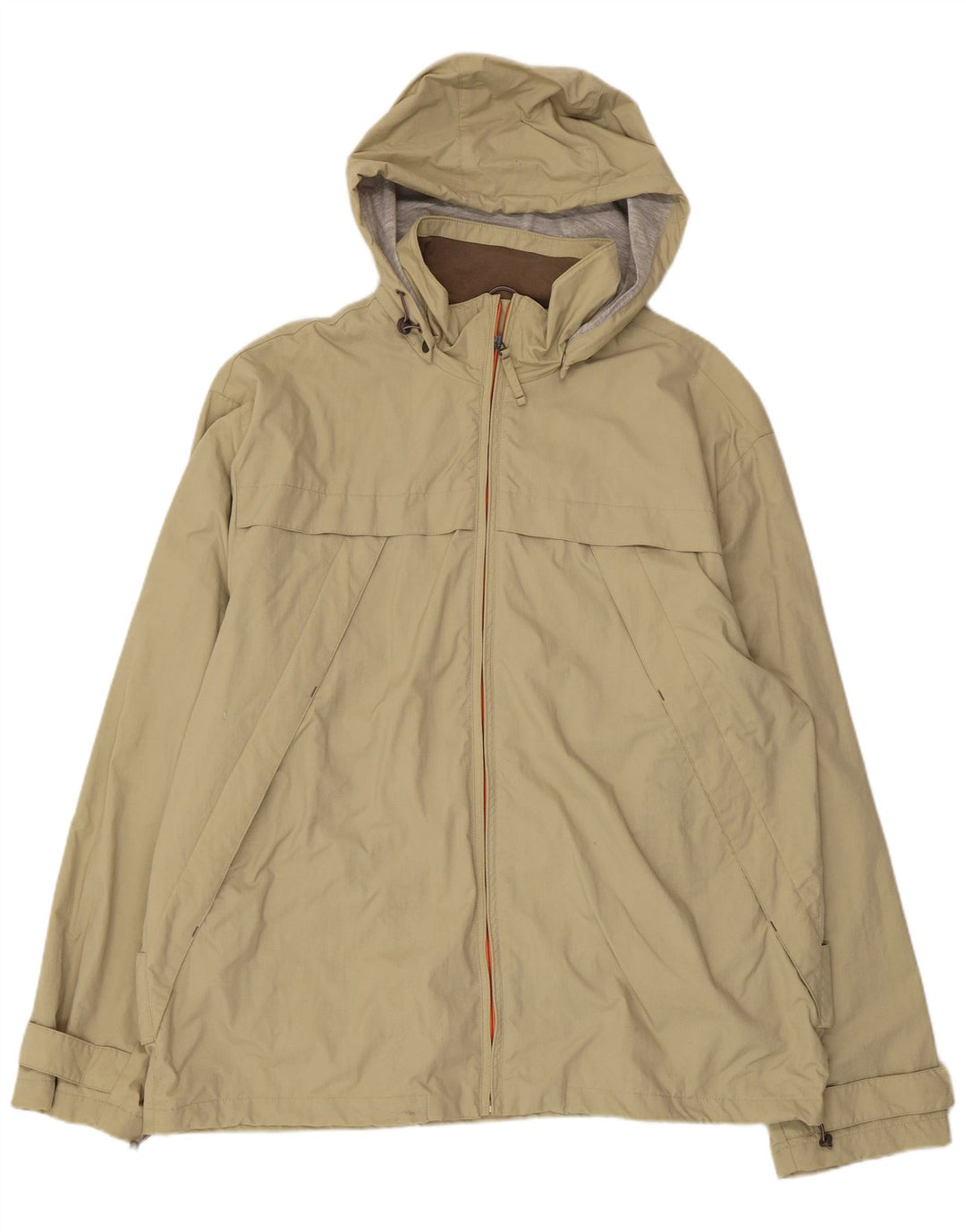 INVICTA Herren-Regenjacke mit Kapuze, UK 44 2XL, grünes Polyamid