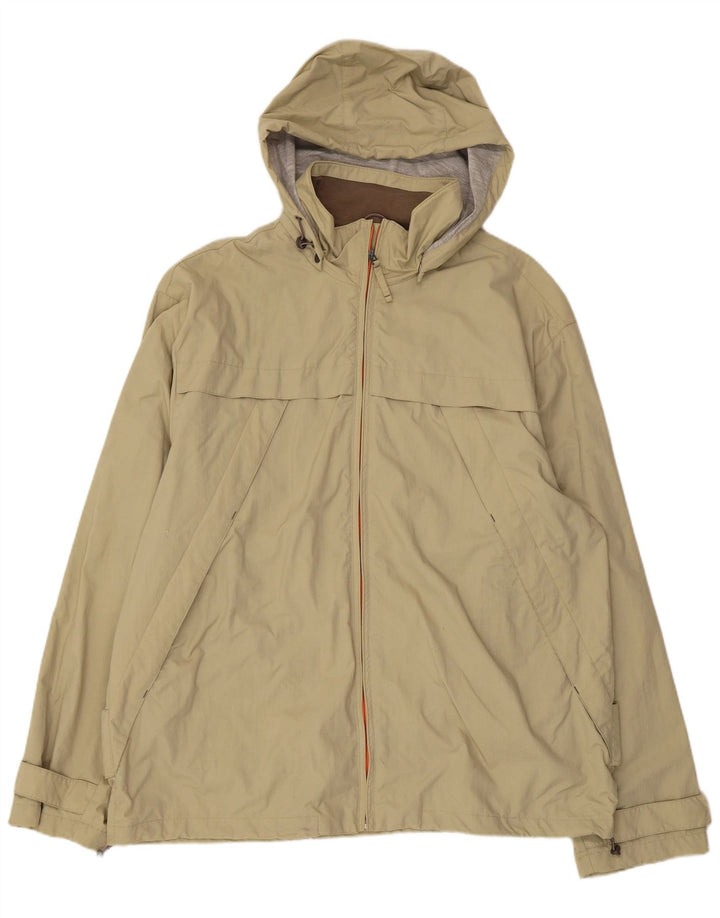 INVICTA Herren-Regenjacke mit Kapuze, UK 44 2XL, grünes Polyamid