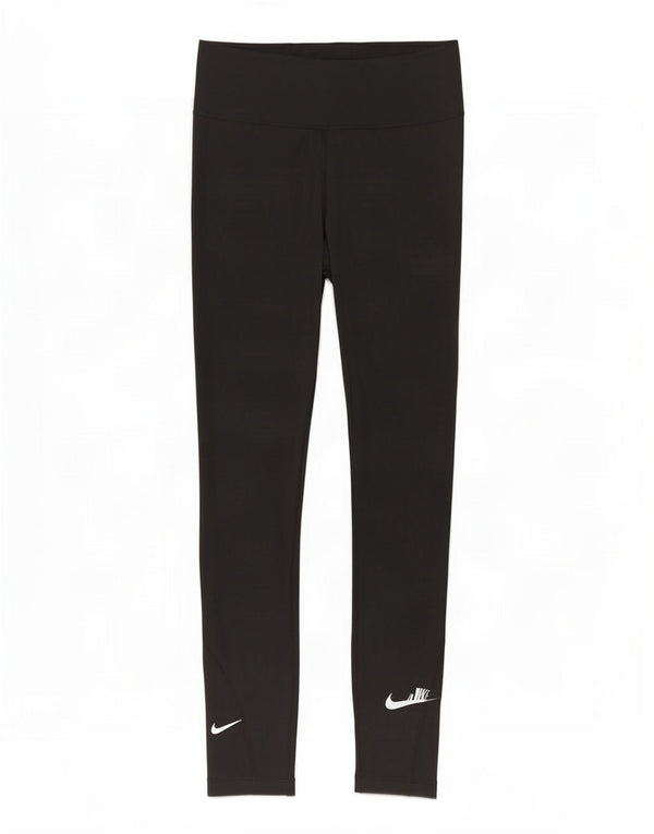 Nike Damen Dri Fit Leggings UK 8 Small Schwarz Polyester