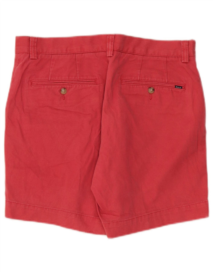 POLO RALPH LAUREN Herren Chinoshorts W31 mittelrote Baumwolle