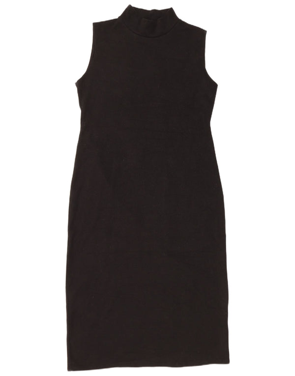 Ärmelloses Pulloverkleid für Damen von Zara, Gr. 46, Größe L, Schwarz, Baumwolle