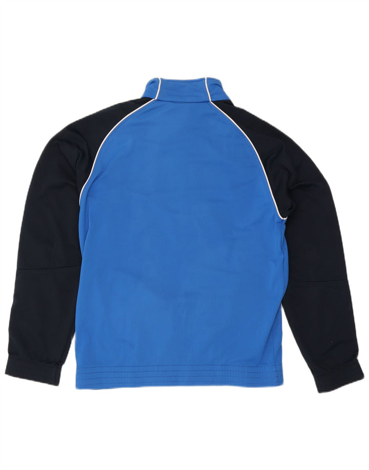 Nike Herren-Trainingsanzug-Oberjacke, kleines blaues Farbblock-Polyester