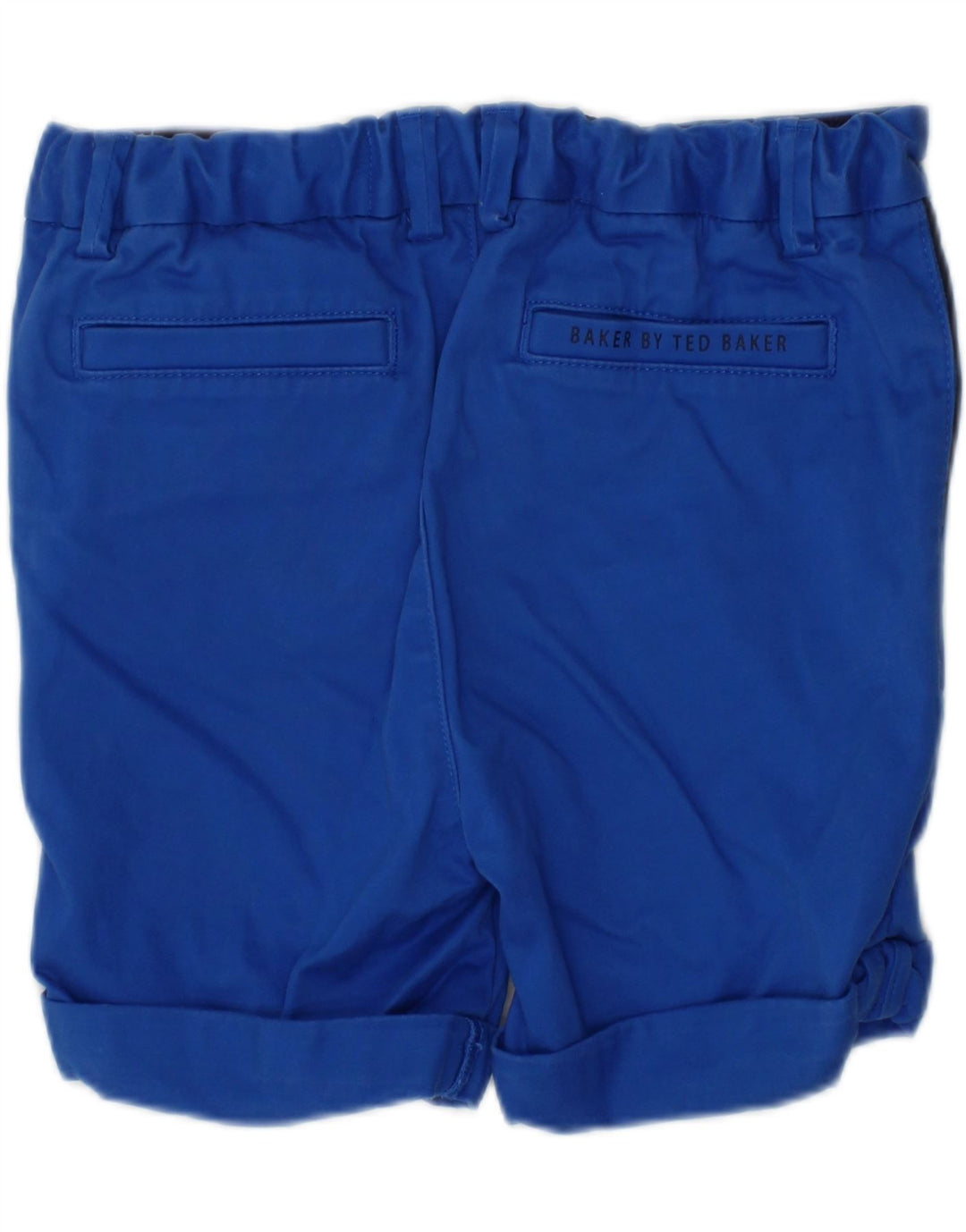 TED BAKER Chino-Shorts mit Grafik für Jungen, 2–3 Jahre, W22, blaue Baumwolle