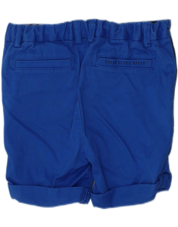 TED BAKER Chino-Shorts mit Grafik für Jungen, 2–3 Jahre, W22, blaue Baumwolle