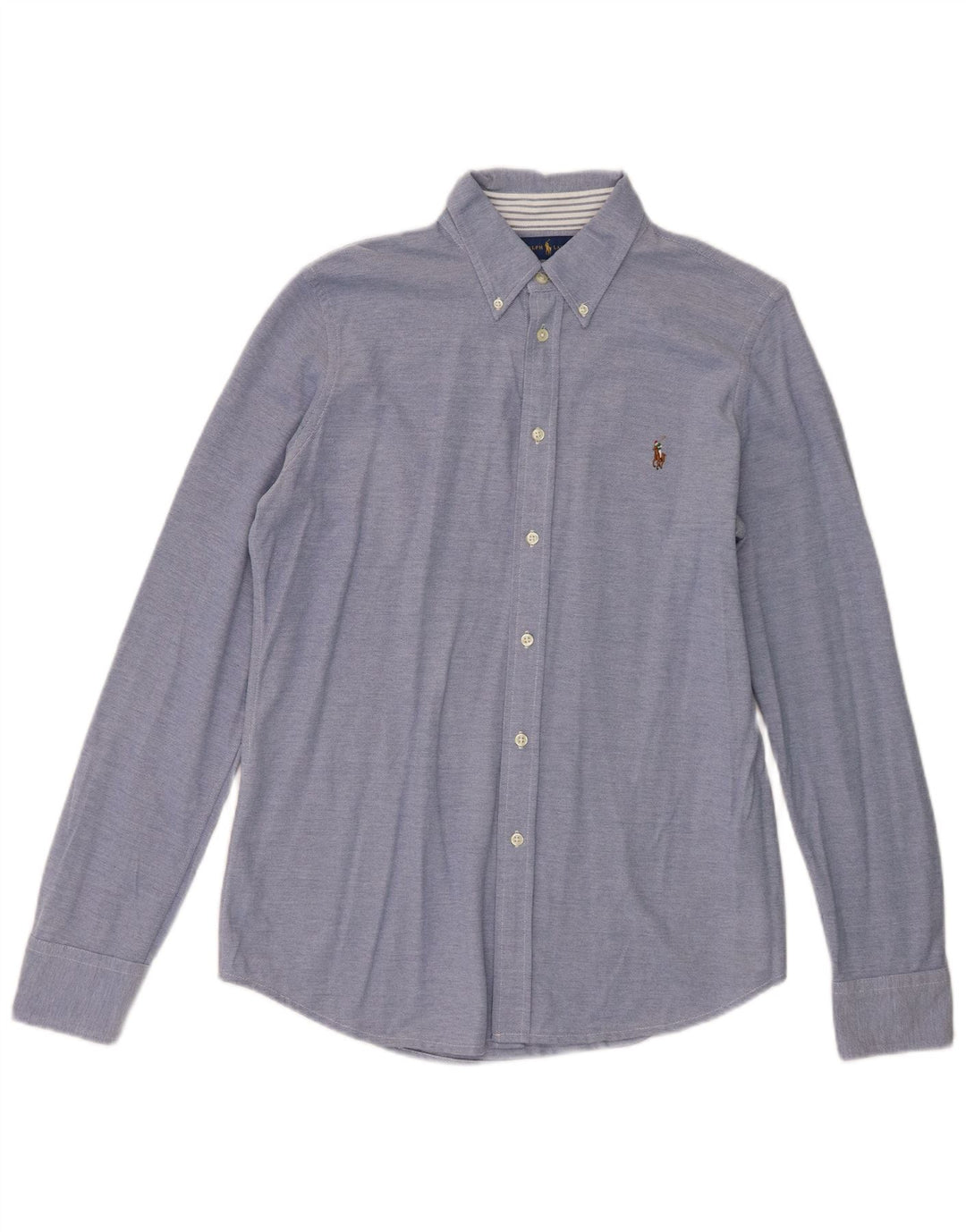 Ralph Lauren Herrenhemd XL, blaue Baumwolle
