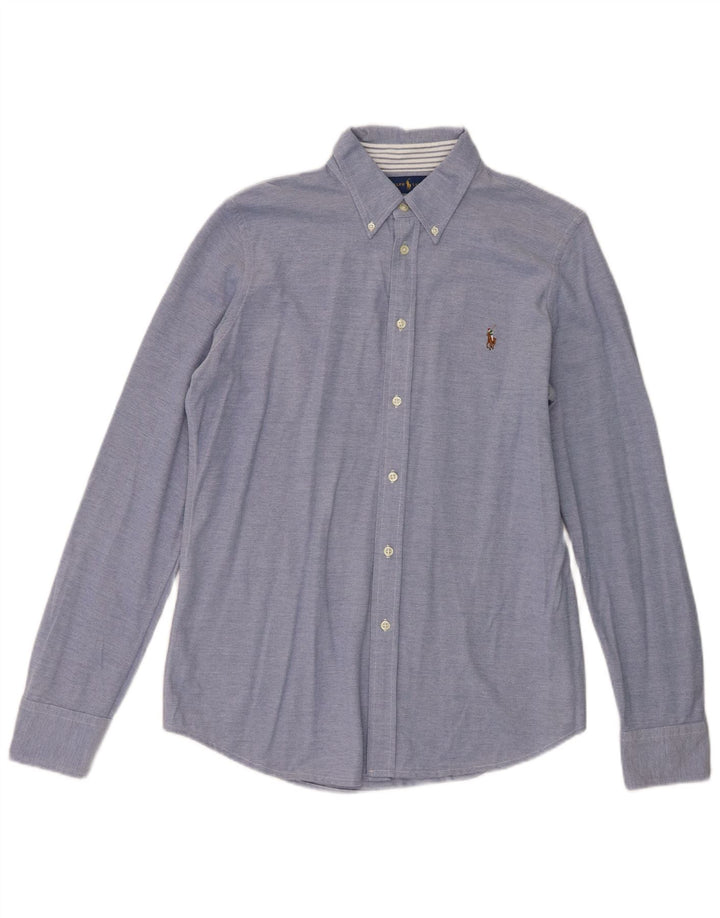 Ralph Lauren Herrenhemd XL, blaue Baumwolle
