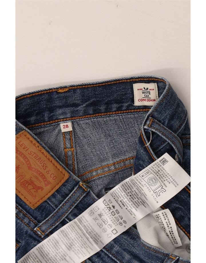 LEVI'S Damen Slim Jeans W28 L27 Blaue Baumwolle
