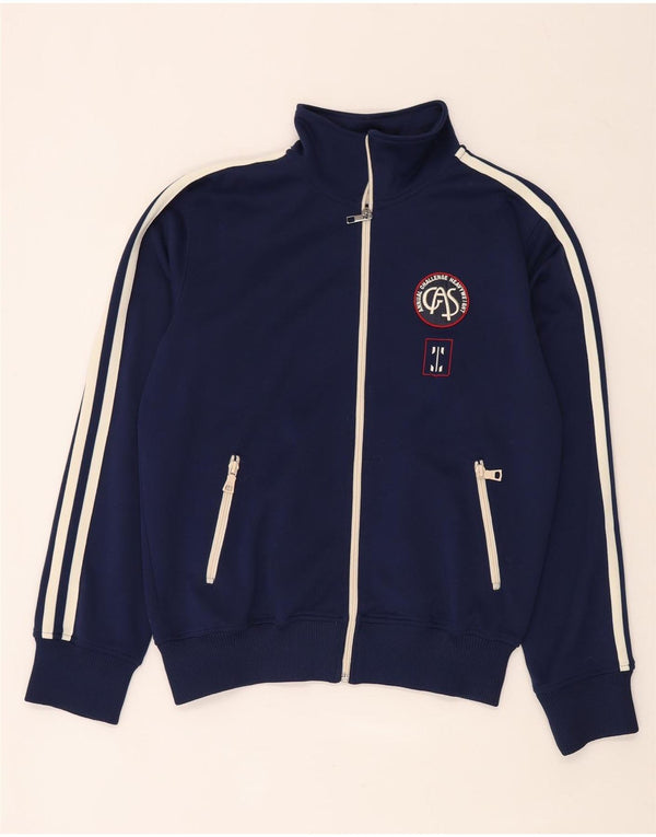 Gas Mens Graphic Trainingsanzug Top Jacke XL Marineblau Polyester