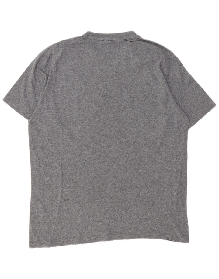 Dickies Herren-T-Shirt-Oberteil aus mittelgrauer Baumwolle