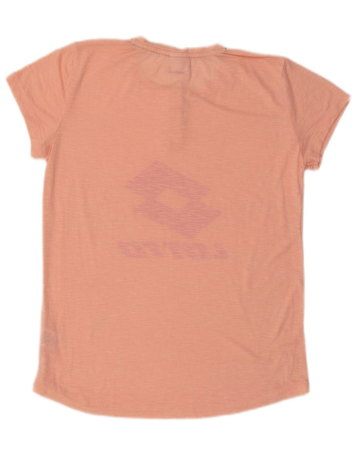 Lotto Grafik-T-Shirt für Damen, UK 14, Mittelrosa, Polyester