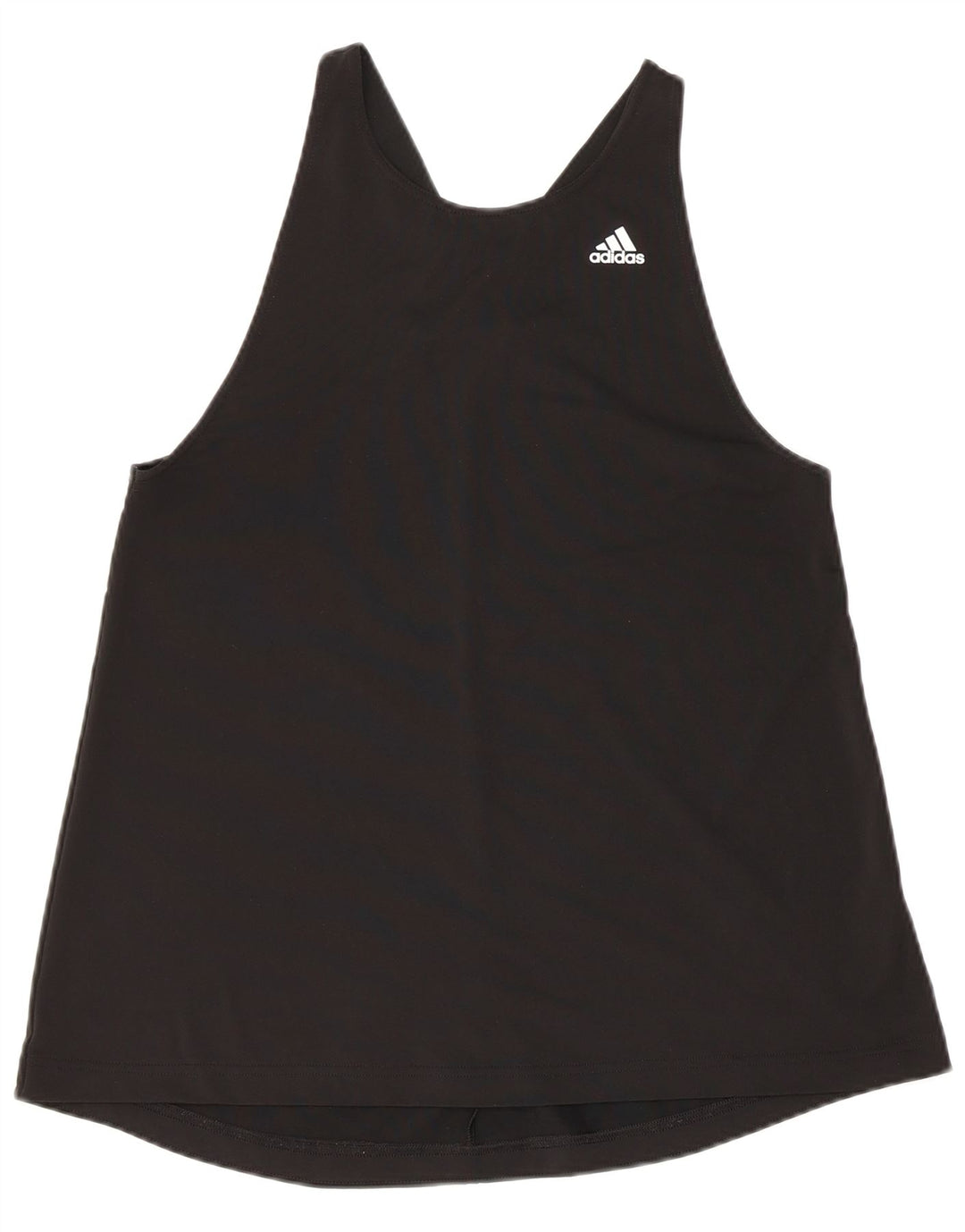 ADIDAS Damen Aeroready Weste Top UK 12/14 Medium Schwarz
