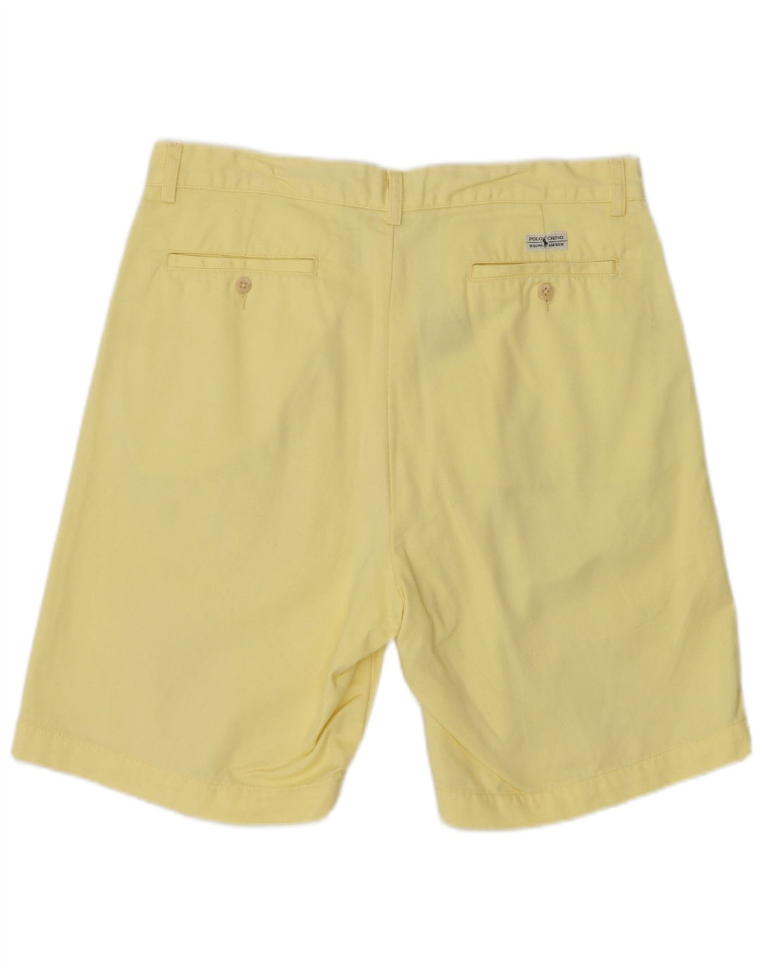 Polo Ralph Lauren Herren Pegged Chino Shorts W33 Mittelgelbe Baumwolle