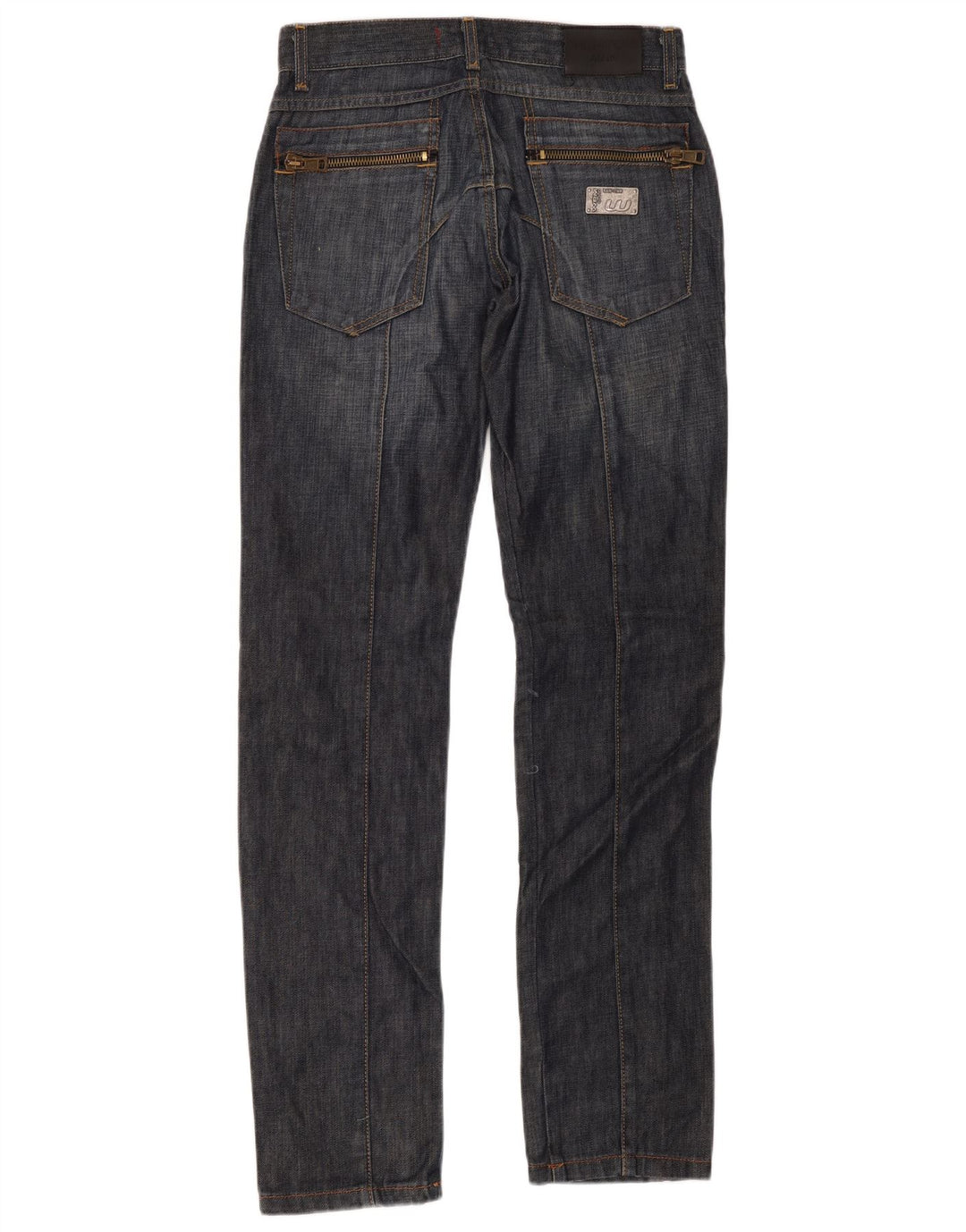 Wampum Herren Slim Jeans W30 L34 Marineblau Baumwolle