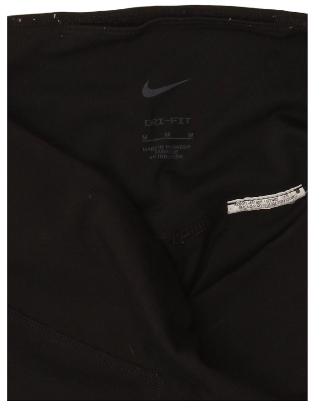 Nike Damen Dri Fit Leggings UK 12 Medium Schwarz