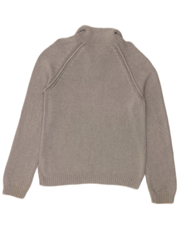Gap Herren-Pullover mit Reißverschluss, XL, graue Baumwolle