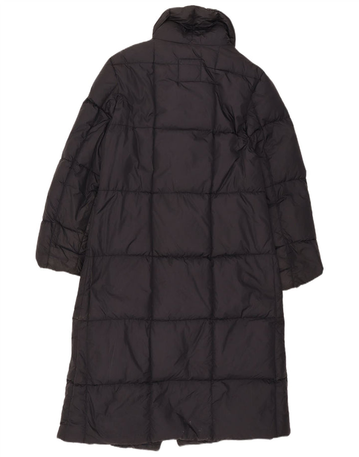 Sergio Tacchini Damen Wattierter Mantel UK 14 Mittelschwarzes Nylon