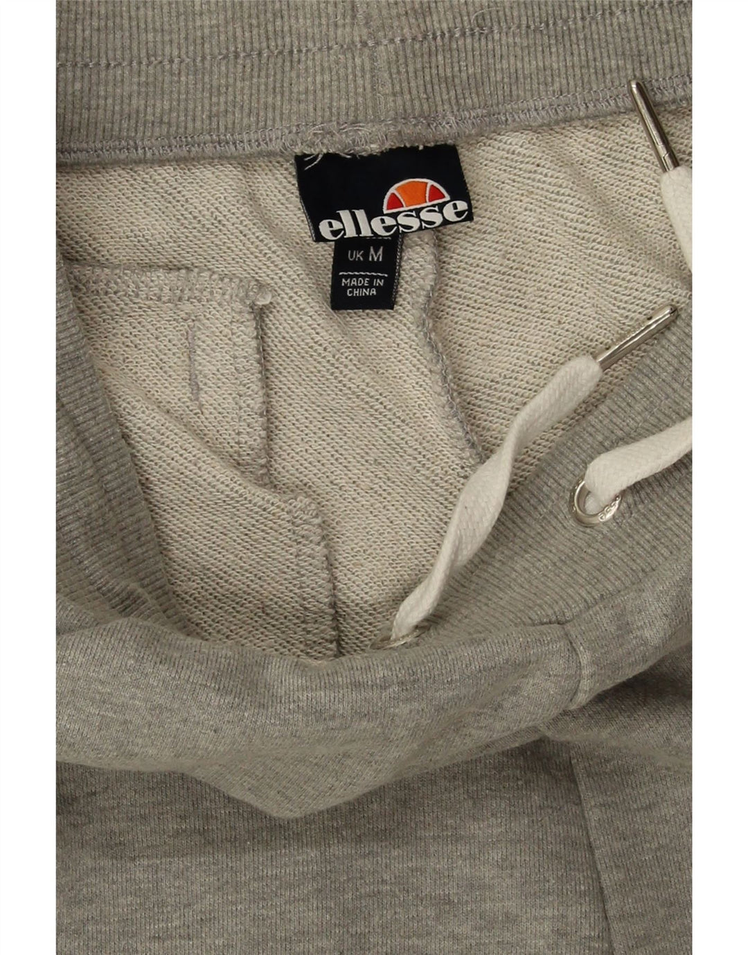 Ellesse Herren-Trainingshose, Jogginghose, mittelgraue Baumwolle