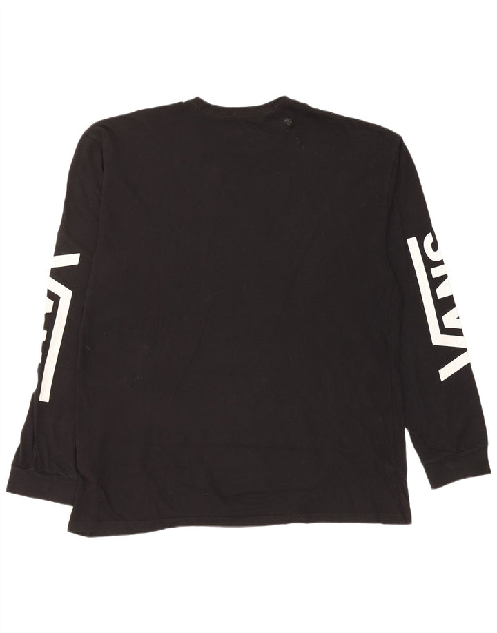 Vans Herren Graphic Top Langarm XL Schwarz Baumwolle