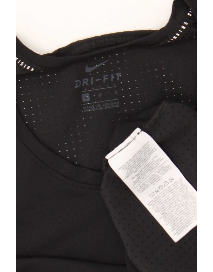 Nike Mens Dri Fit Graphic Vest Top Large Black Polyester