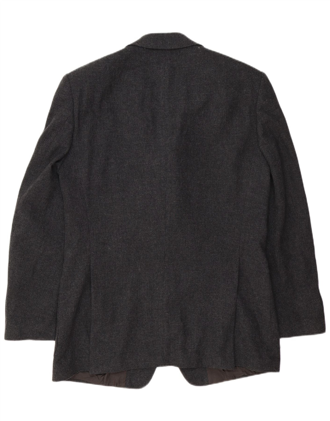 Hugo Boss Herren-Blazer mit 3 Knöpfen, Größe 098, mittelgraue Schurwolle