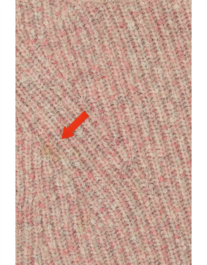 Marks & Spencer Damen-Pullover mit Rundhalsausschnitt, Gr. 14, mittelrosa meliert