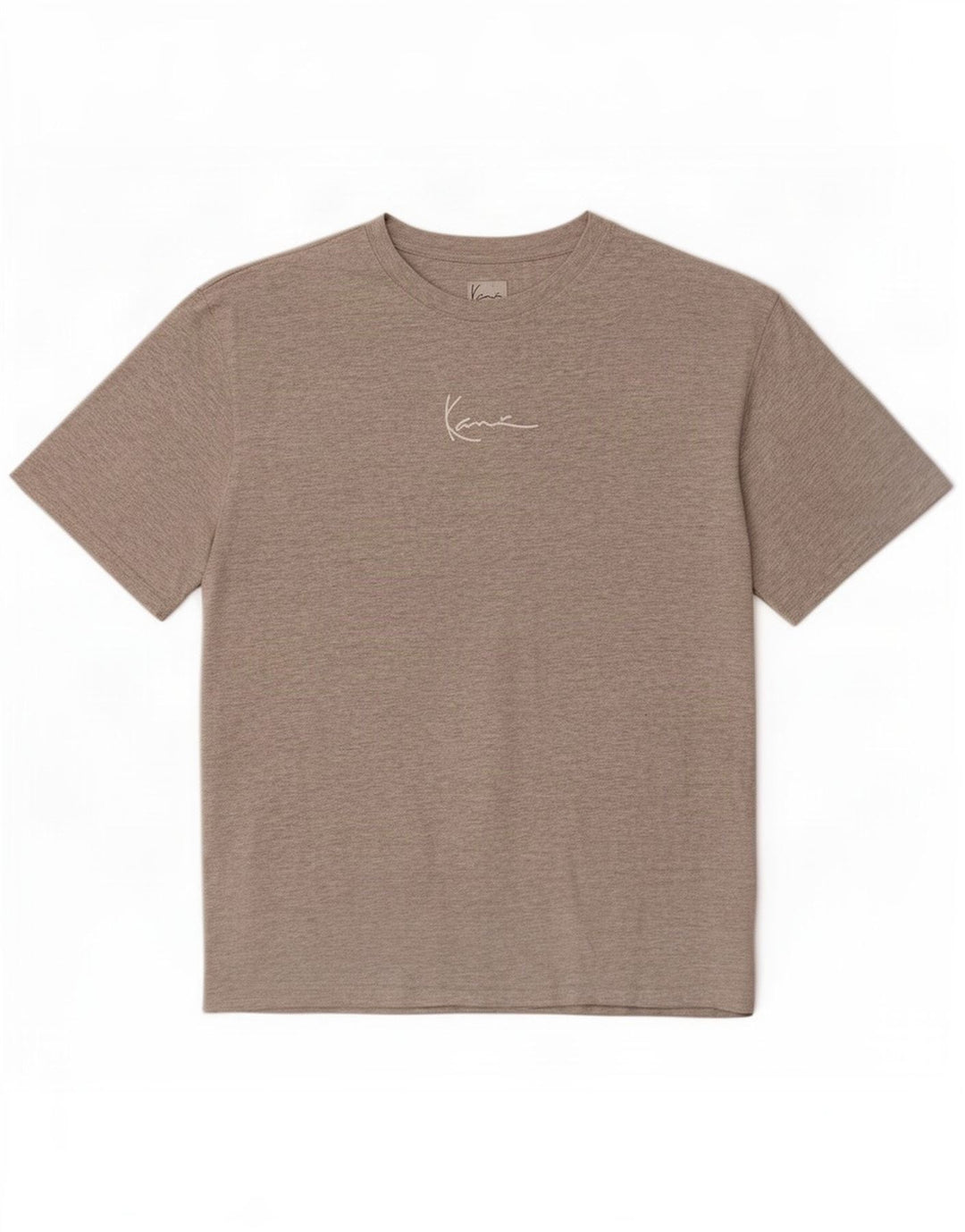 Karl Kani Herren-T-Shirt mit Grafik, mittelgrau gesprenkelte Baumwolle