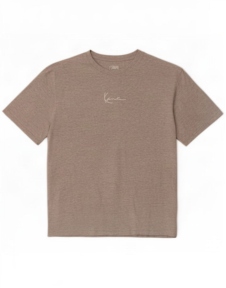 Karl Kani Herren-T-Shirt mit Grafik, mittelgrau gesprenkelte Baumwolle