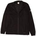 Nike Herren Storm-Fit-Trainingsanzugoberteil aus mittelschwarzem Polyester