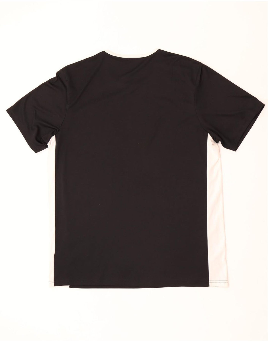 Adidas Herren Climalite T-Shirt Top XL Schwarz Colourblock Polyester