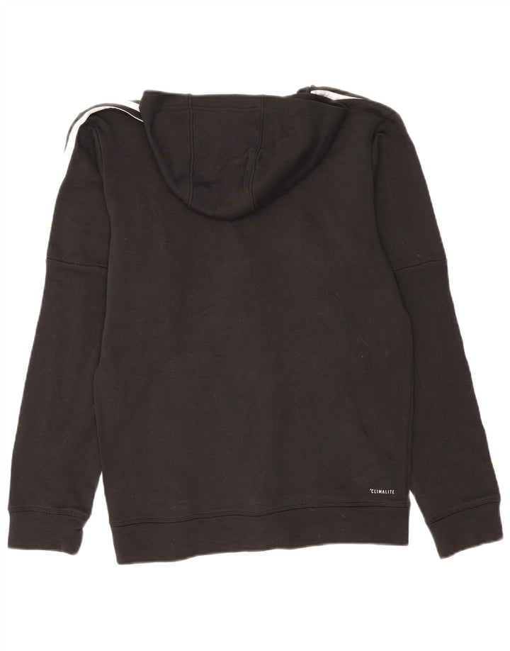 Adidas Herren Climalite Zip Hoodie Pullover Medium Schwarz Polyester