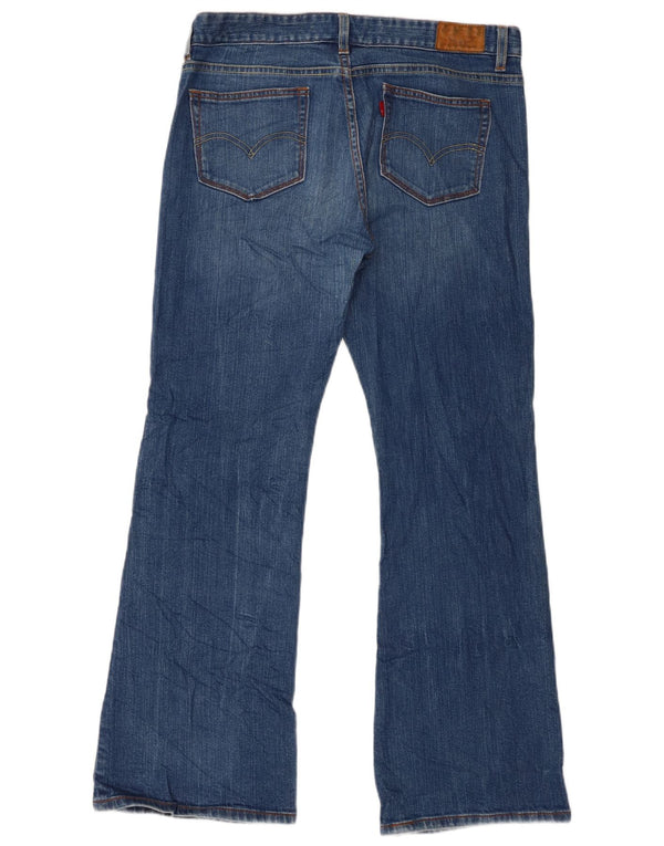 Levi's Damen 534 Low Waist Flared Jeans US 12 Large W31 L30 Blaue Baumwolle