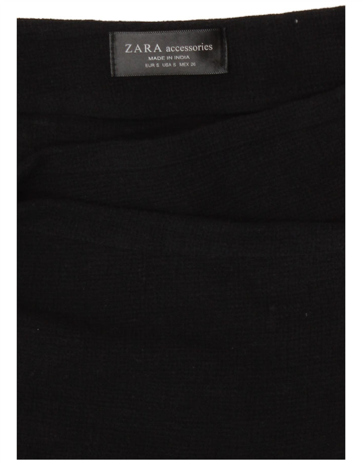 Zara Damen Strick-Wickelrock, Größe S, W26, Schwarz