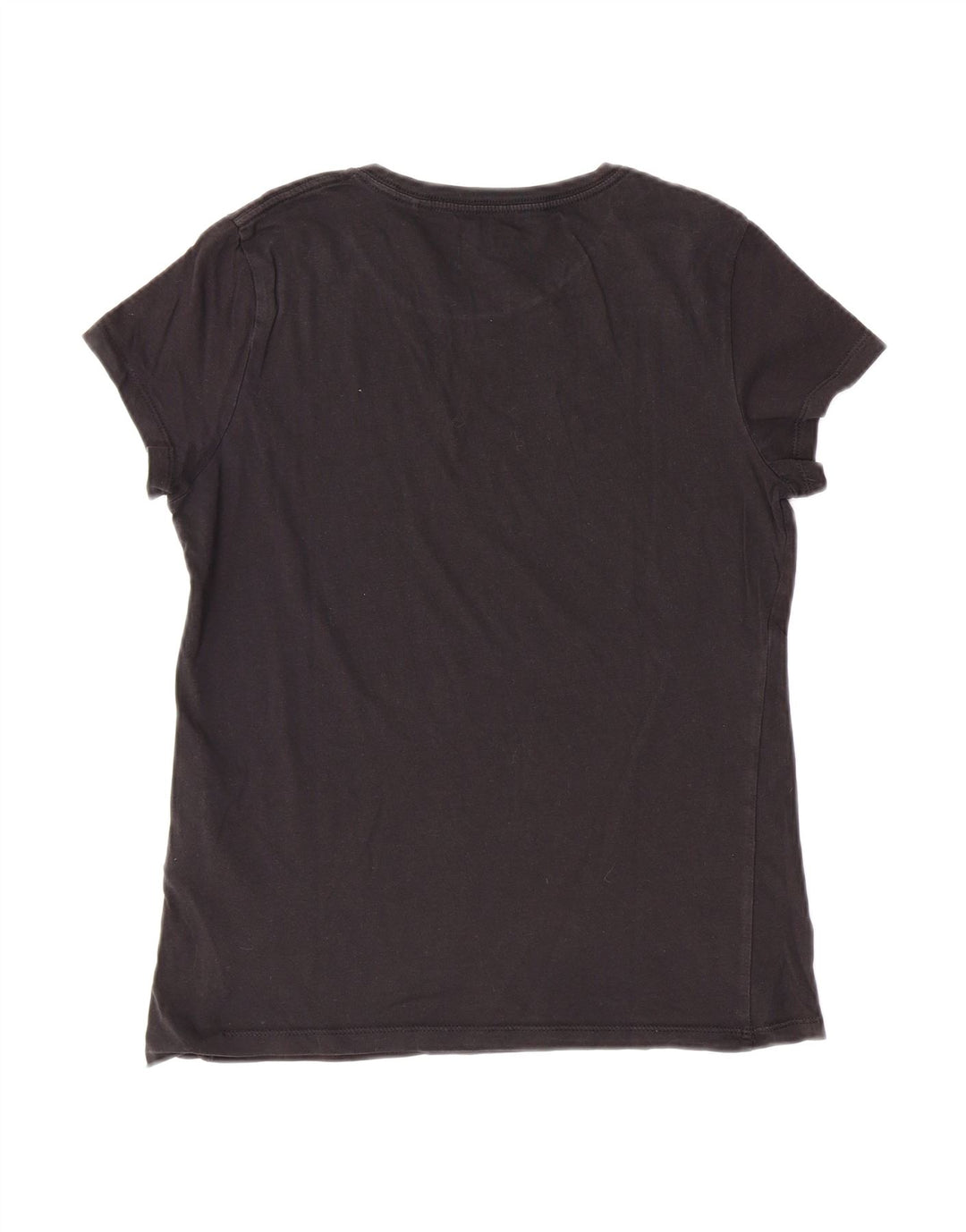 LEVI'S Womens Graphic T-Shirt Top UK 14 Medium Black Cotton