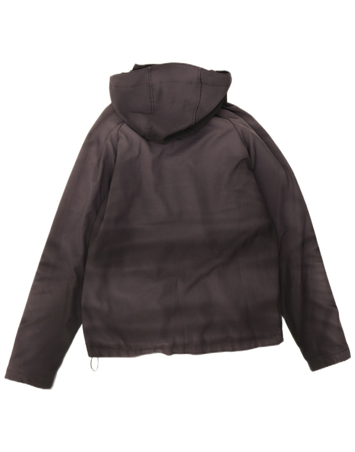 Columbia Herren-Windbreakerjacke mit Kapuze, UK 40, Größe L, schwarz, Batik-Polyester